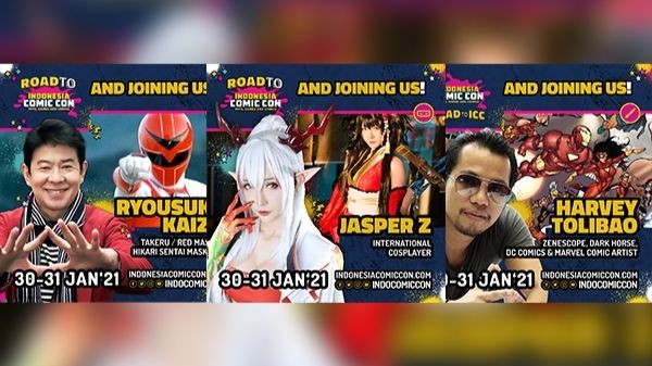 Tak Kenal Maka Tak Sayang, Ini 8 Guest Star Indonesia Comic Con 2021!