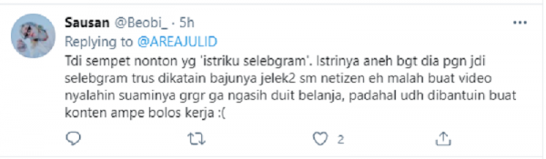 10 Komentar Netizen 'Aku Direview Buruk Oleh Istriku yang Selebgram'!