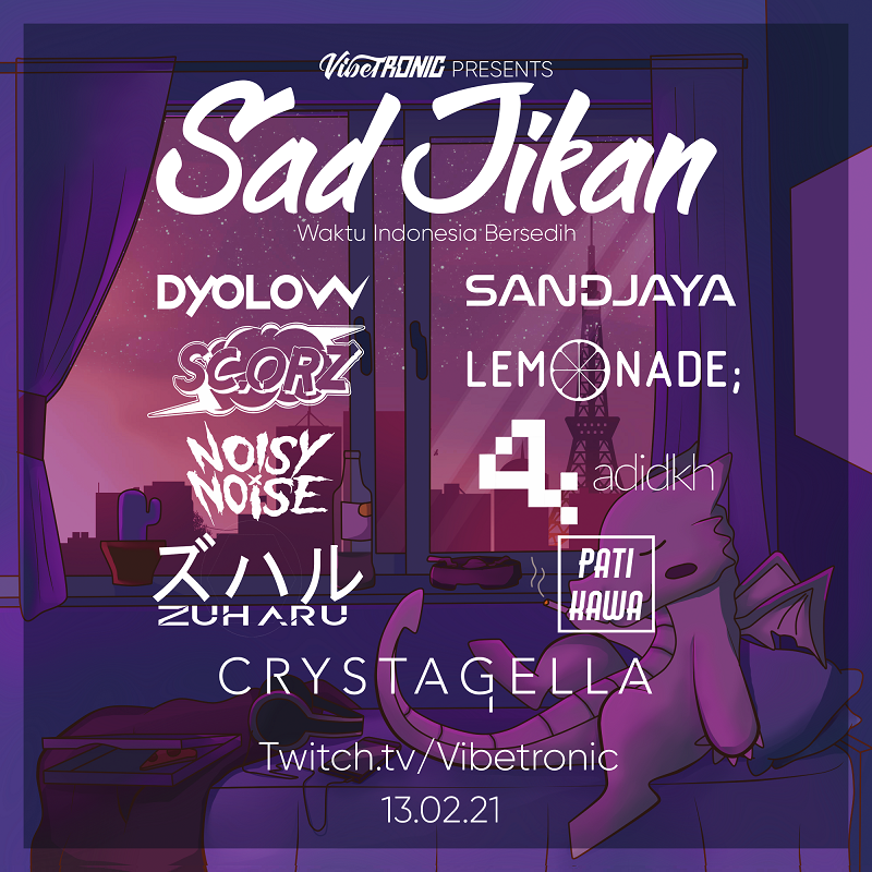 Sad Jikan, Event Musik Online Ketiga dari Vibetronic Segera Hadir!