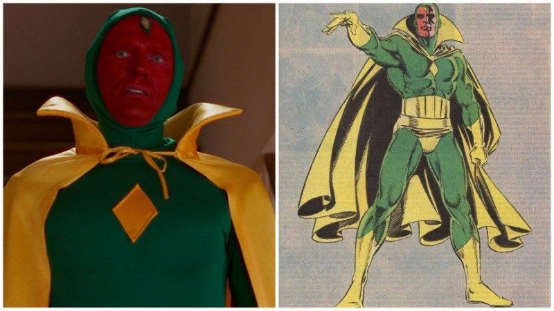 Perbandingan Kostum Hero Marvel Versi Komik dengan di WandaVision EP 6
