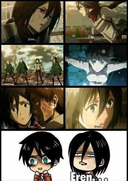 meme Mikasa bucin