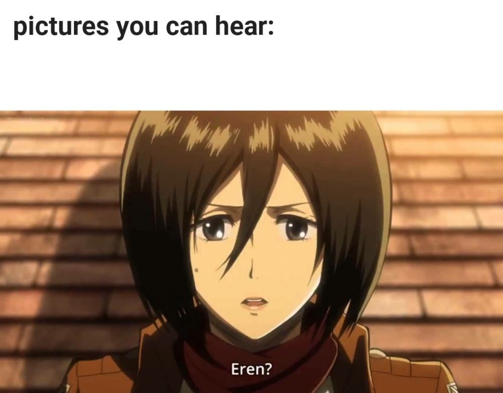 Bucin Banget! Ini 8 Meme Mikasa Ngebucin si Eren di Attack on Titan!