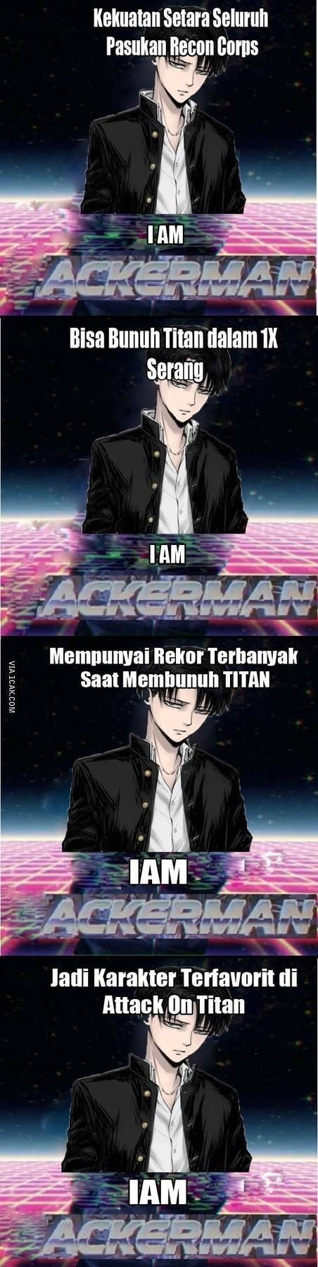 Masih Meme Attack on Titan! Ini 10 Meme Kapten Levi yang Lucu Banget!
