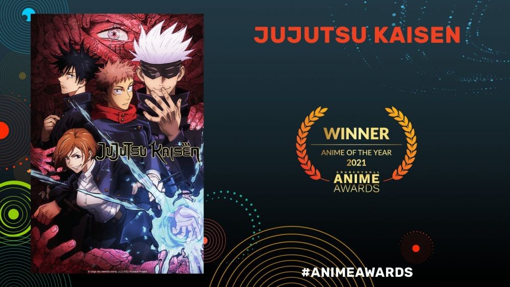 Jujutsu Kaisen Menangkan Anime of The Year di Crunchyroll Awards 2021!
