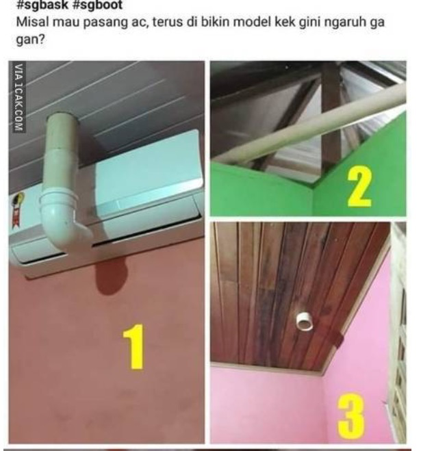 Nyeleneh Banget! Ini 10 Foto AC Dipasang di Tempat yang Tidak Lazim!