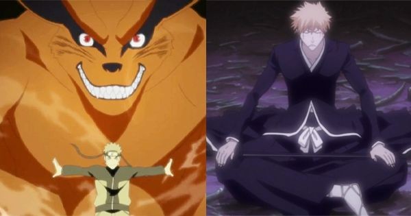 5 Perbandingan Wujud Baryon Mode Naruto dan Final Getsuga Tensho 