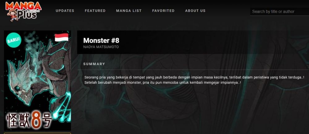 Monster #8 Bahasa Indonesia