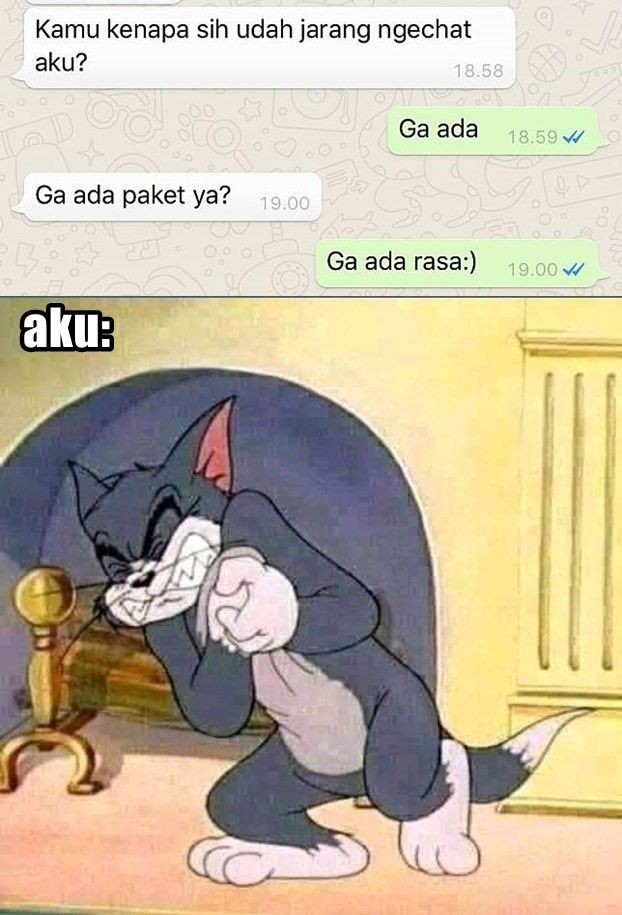 Sakit Hati Banget! Ini 10 Meme Reaksi Cinta Ditolak Lewat Chat! 