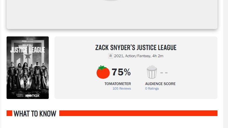 Sejauh ini, Justice League Snyder Cut Dapatkan Review Positif