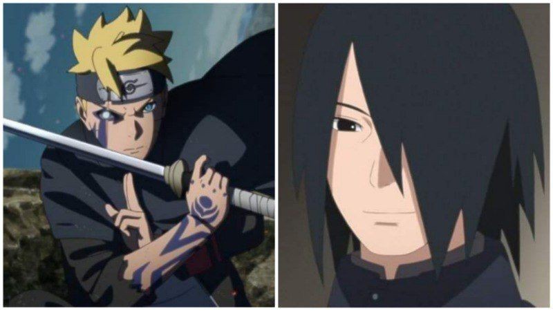 boruto uzumaki dan sasuke