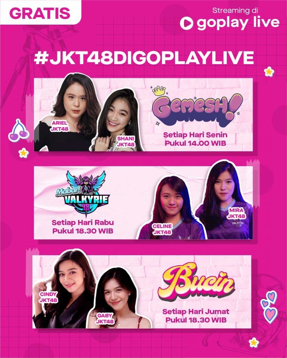 GoPlay dan JKT48 Hadirkan Program Live Streaming JKT48 Live Show!