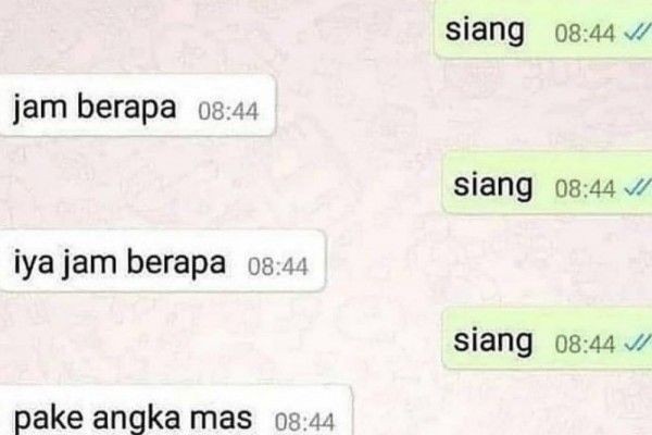 10 Chat Kocak yang Bikin Mikir! Harus Putar Otak Baru Lucu?