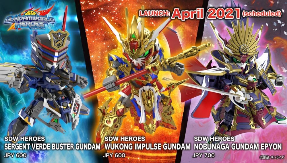 Gundam BD Re:Rise Dub Indo dan SD Gundam World Heroes Akan Hadir!