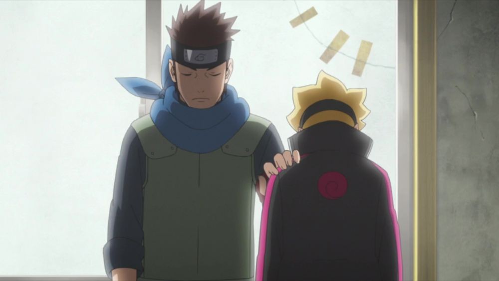 Boruto 193 mostra Naruto e Kawaki formando um vinculo muito