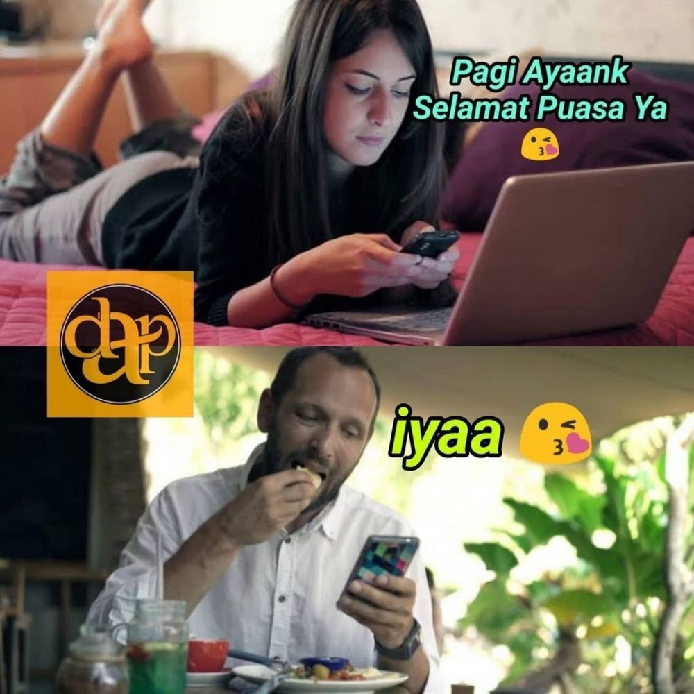 10 Meme Kocak Ketahuan Batal Puasa! Pada Ngawur Juga Nih