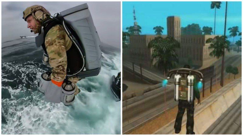 Angkatan Laut Inggris Uji Coba Kostum Terbang! Kaya Jetpack GTA?