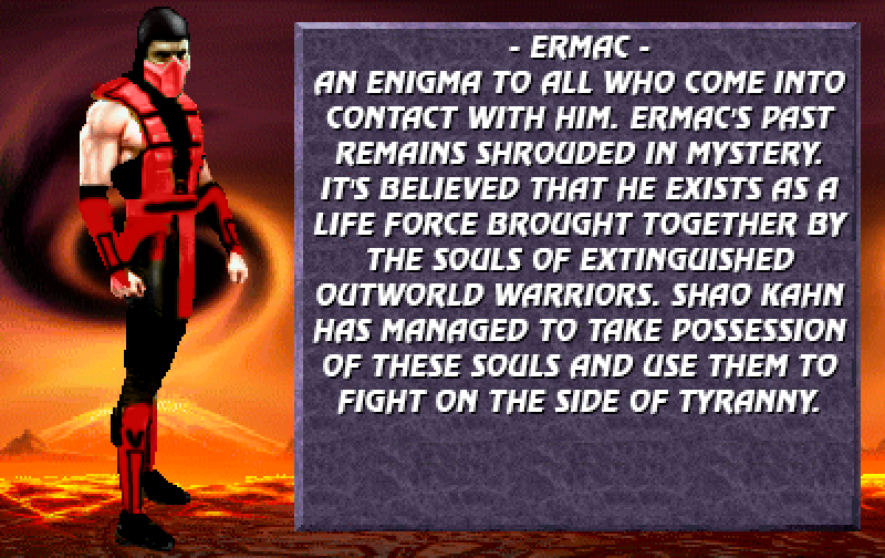 10 Fakta Ermac Mortal Kombat, Satu Ninja Isi Banyak Jiwa!