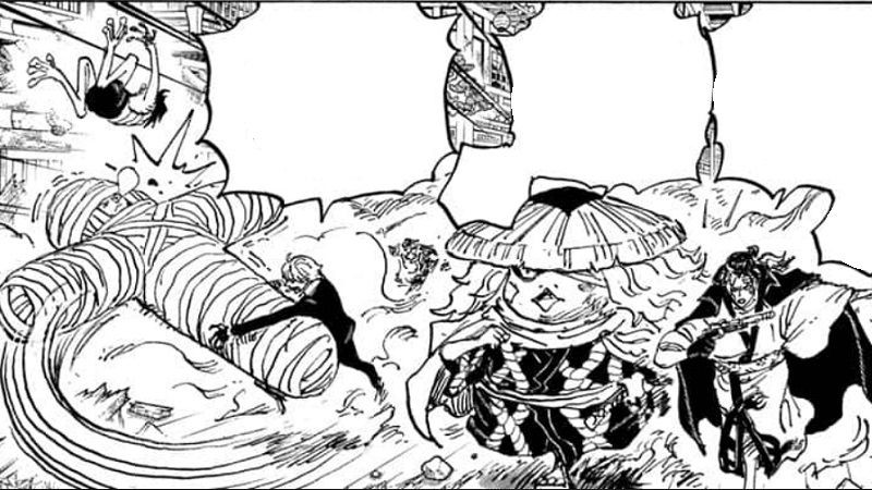 Kocak! Sanji Gunakan Zoro Sebagai Senjata di One Piece 1015!
