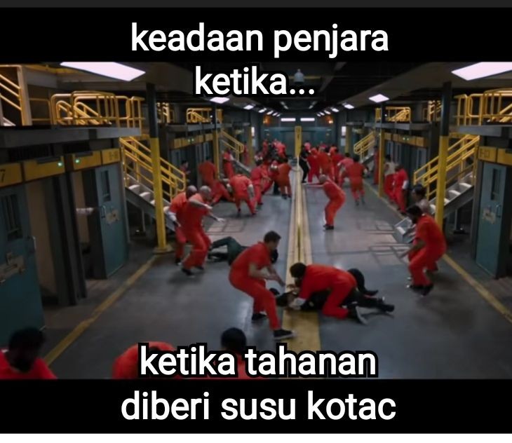 Masih Dipenjara? Inilah 12 Foto Meme Kotak Susu Escape Plan