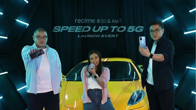 Rp 2 Jutaan! Smartphone Realme 8 5G dan Gadget AIoT Terbarunya Rilis!