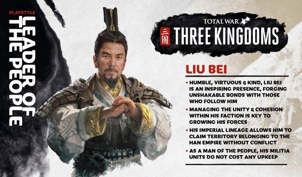 10 Fakta Liu Bei, Penguasa Faksi Shu Era Tiga Kerajaan!