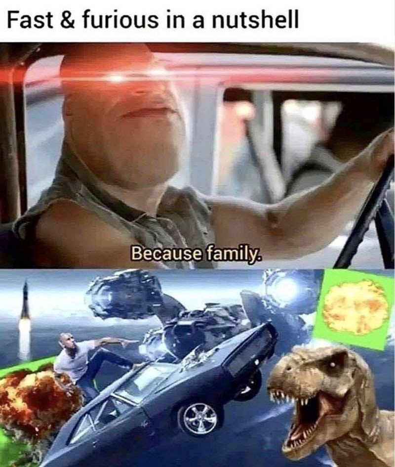 Meme family fast and furious 5