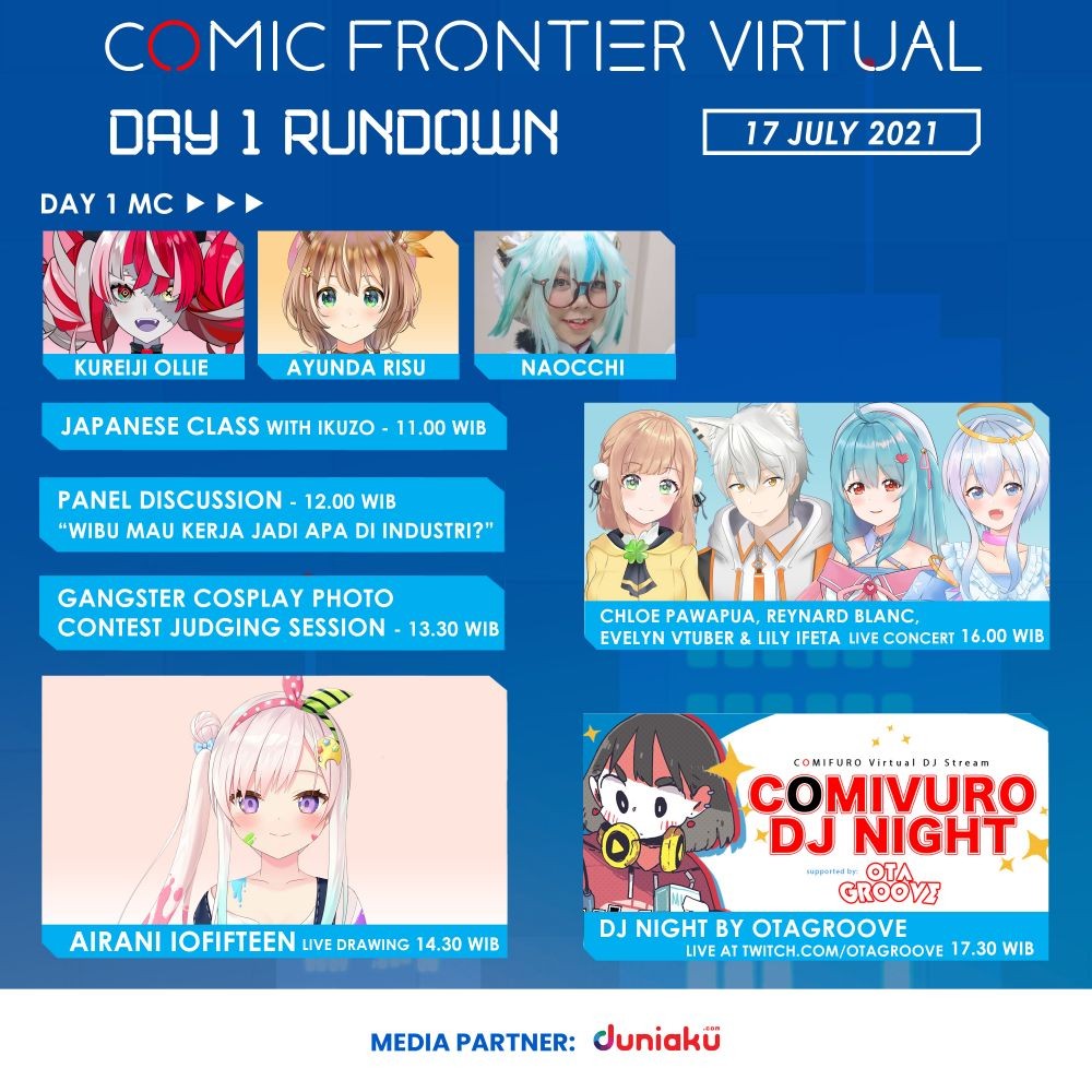 Ini Dia Comivuro, Pasar Kreatif Virtual Comic Frontier!