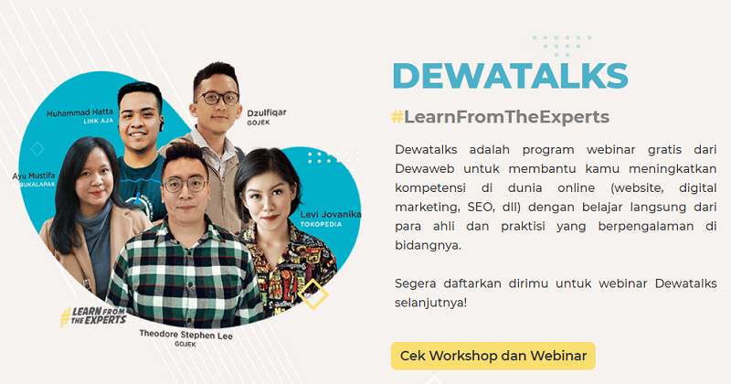 Lewat Dewatalks, Dewaweb Juga Berkontribusi Dalam Literasi Digital!