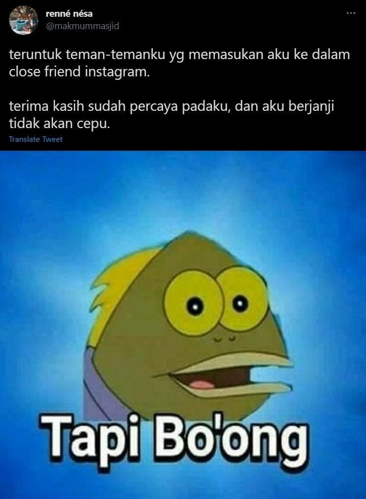 10 Meme Lucu Soal Close Friend yang Bikin Deg-degan!