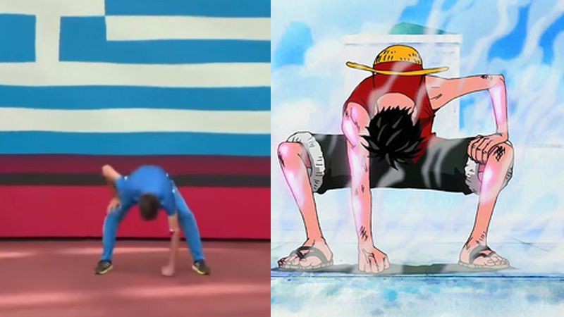 Atlet Miltiadis Tentoglou Lakukan Pose Gear 2 Luffy di Olimpiade!