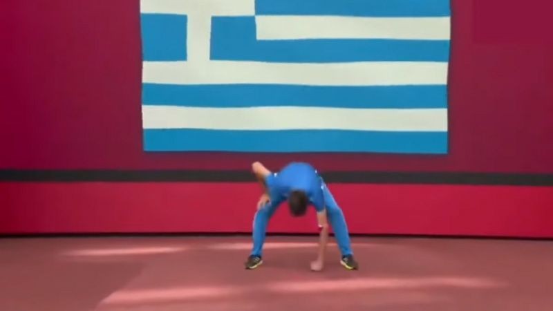 Atlet Miltiadis Tentoglou Lakukan Pose Gear 2 Luffy di Olimpiade!