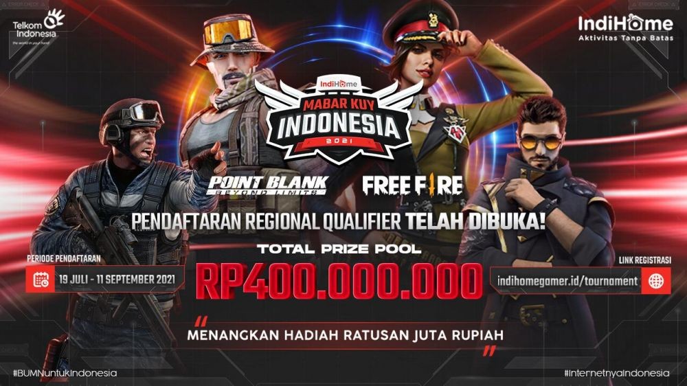 Telkom Persembahkan Kompetisi IndiHome MabarKuy Indonesia 2021!