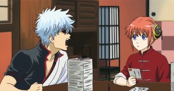 Gintoki and Kagura Gintama