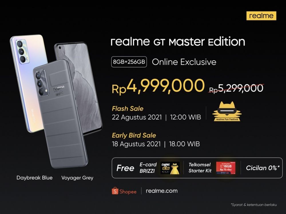 realme Fan Fest 2021 Hadirkan Smartphone 5G, TV Baru, Sampai Laptop!