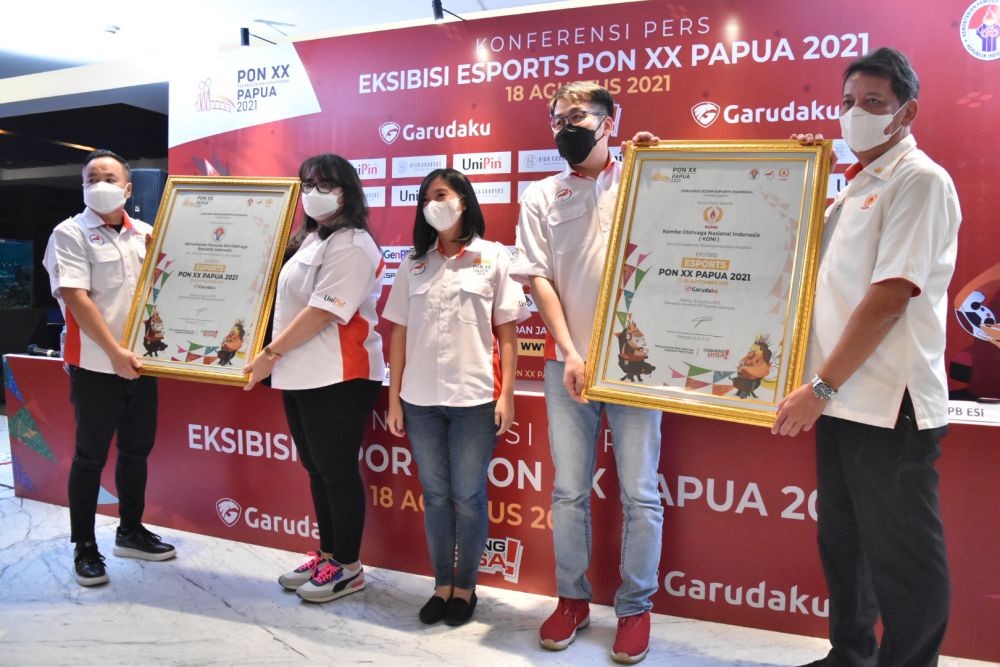 Konferensi Pers Eksibisi Esports PON XX Papua 2021.JPG