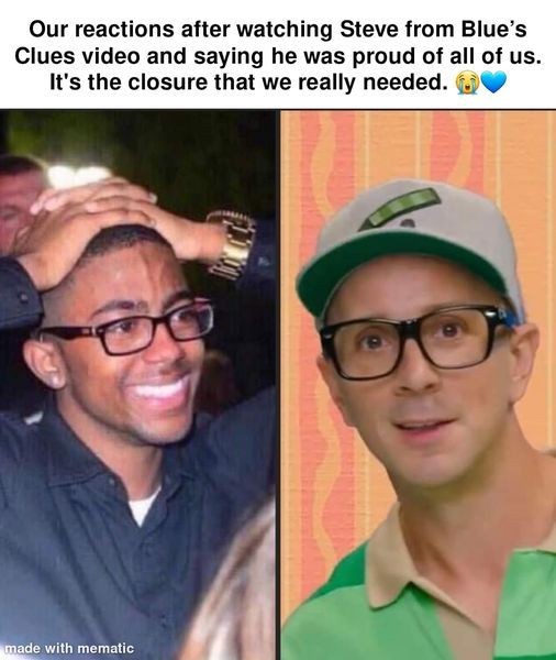 Bikin Pingin Nangis, Inilah 10 Meme dari Pesan Steve Blue's Clues