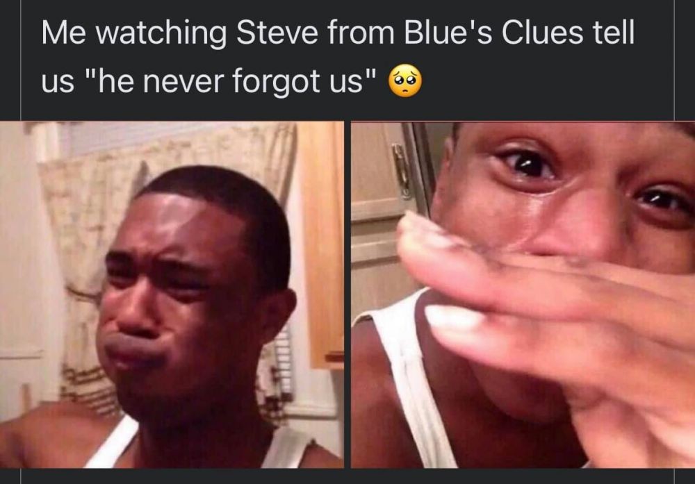 Bikin Pingin Nangis, Inilah 10 Meme dari Pesan Steve Blue's Clues