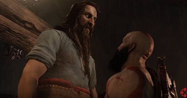Kratos and Tyr God of War Ragnarok