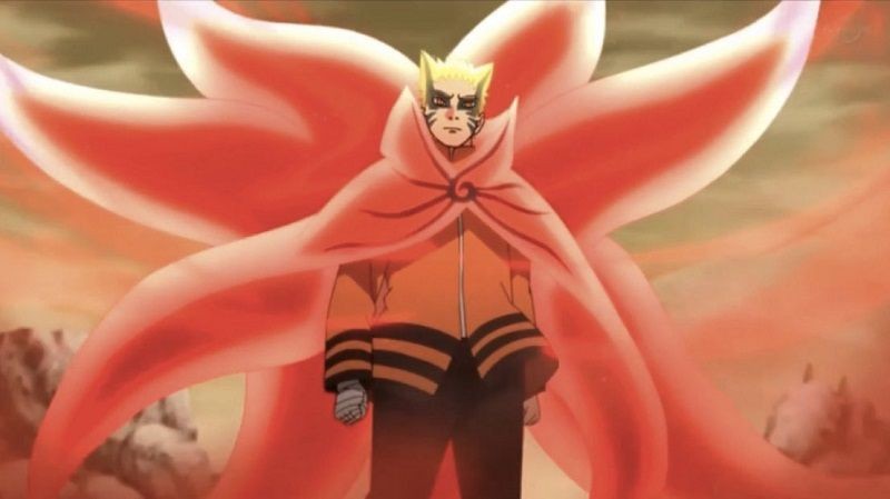 5 Potret Wujud Baryon Mode Naruto Versi Anime! Wujud Terkuat Naruto?