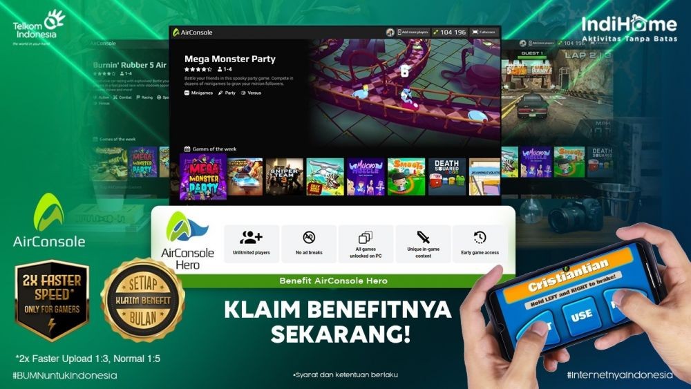 Bareng Melon, AirConsole Resmi Datang ke Indonesia!