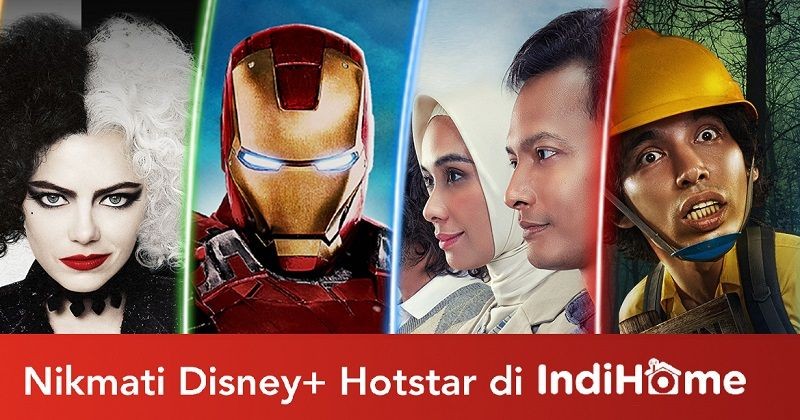 Tontonan Disney+ Hotstar Kini Resmi Datang Ke IndiHome!