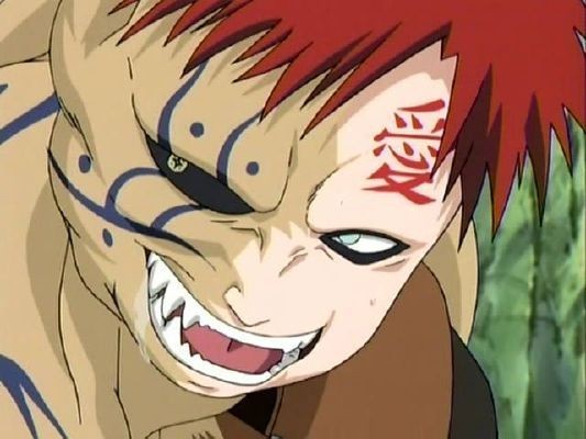 What does the symbol on Gaara's forehead mean in Naruto?  This is the explanation