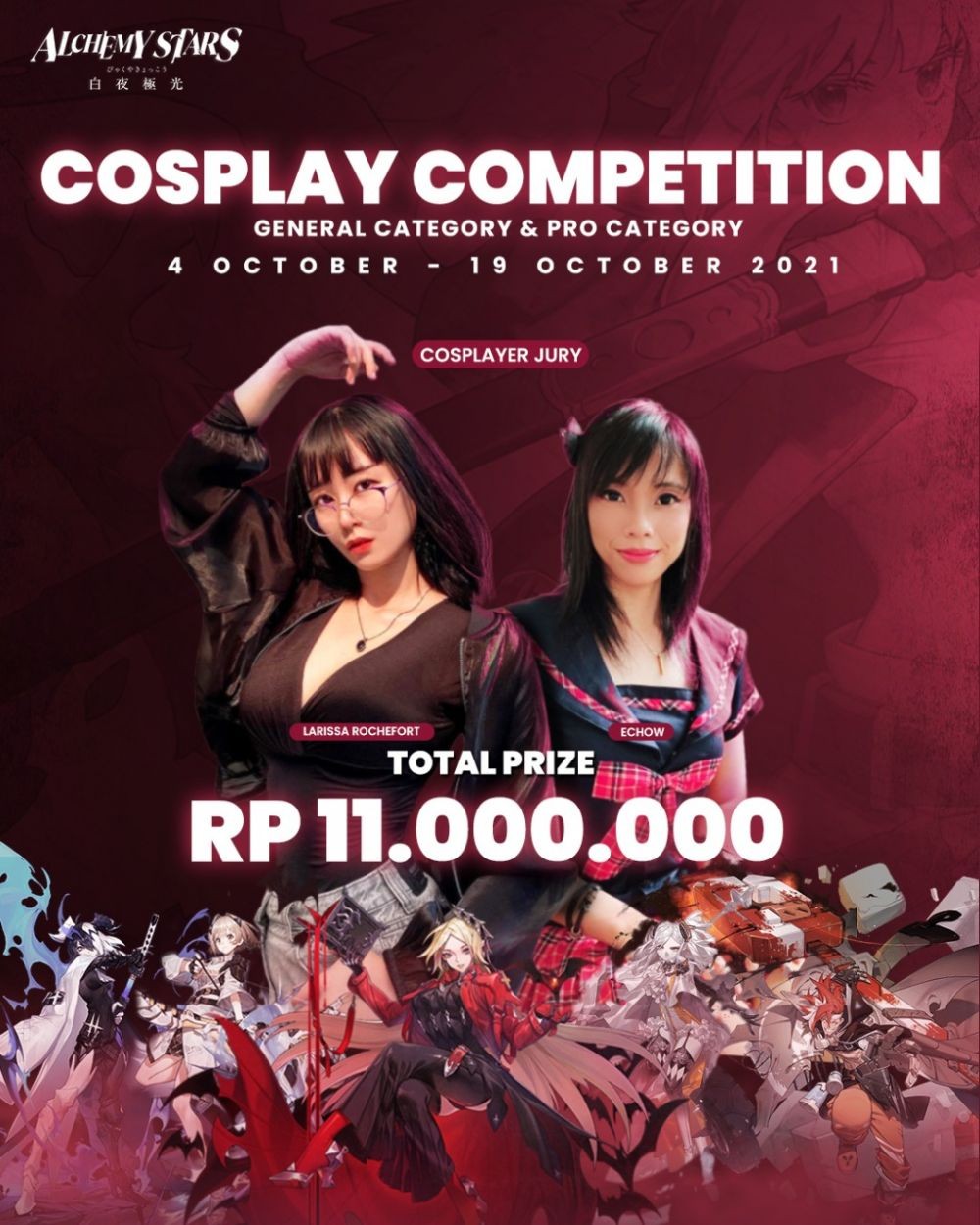 Rayakan Versi Indonesia, Ini Kompetisi Cosplay dan VO Alchemy Stars!