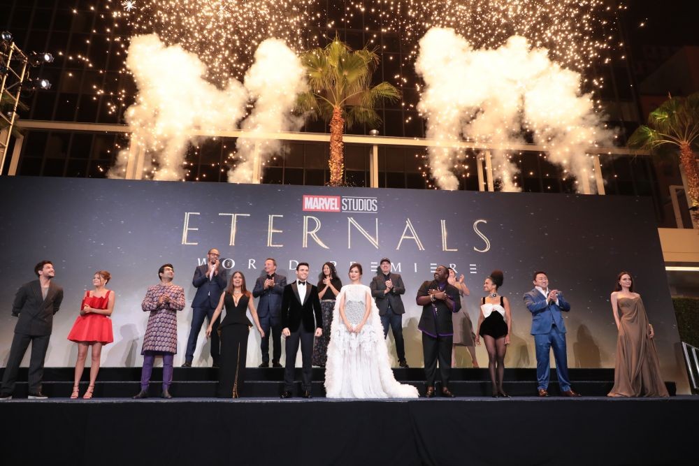 Raline Shah Hadiri World Premiere 'Eternals' di Hollywood