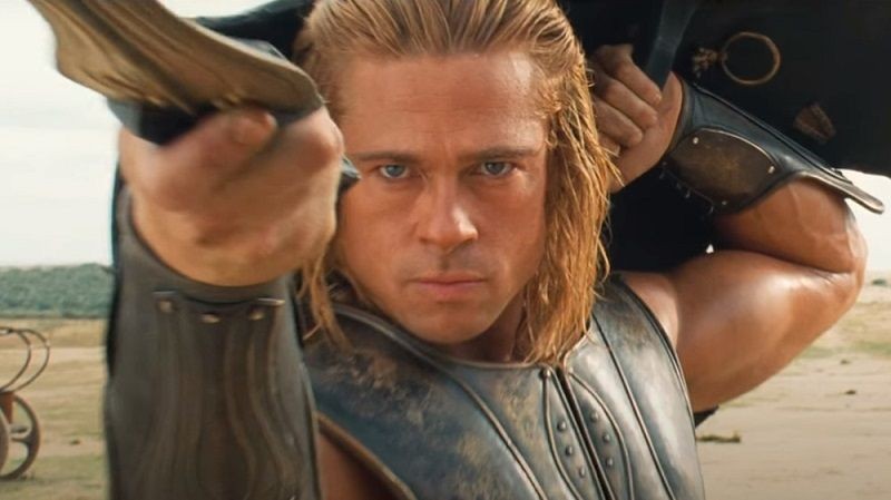 Achilles versi film Troy dengan pemeran Brad Pitt