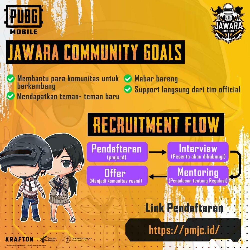 Yuk Daftarkan Komunitasmu di PUBGM Jawara Community!