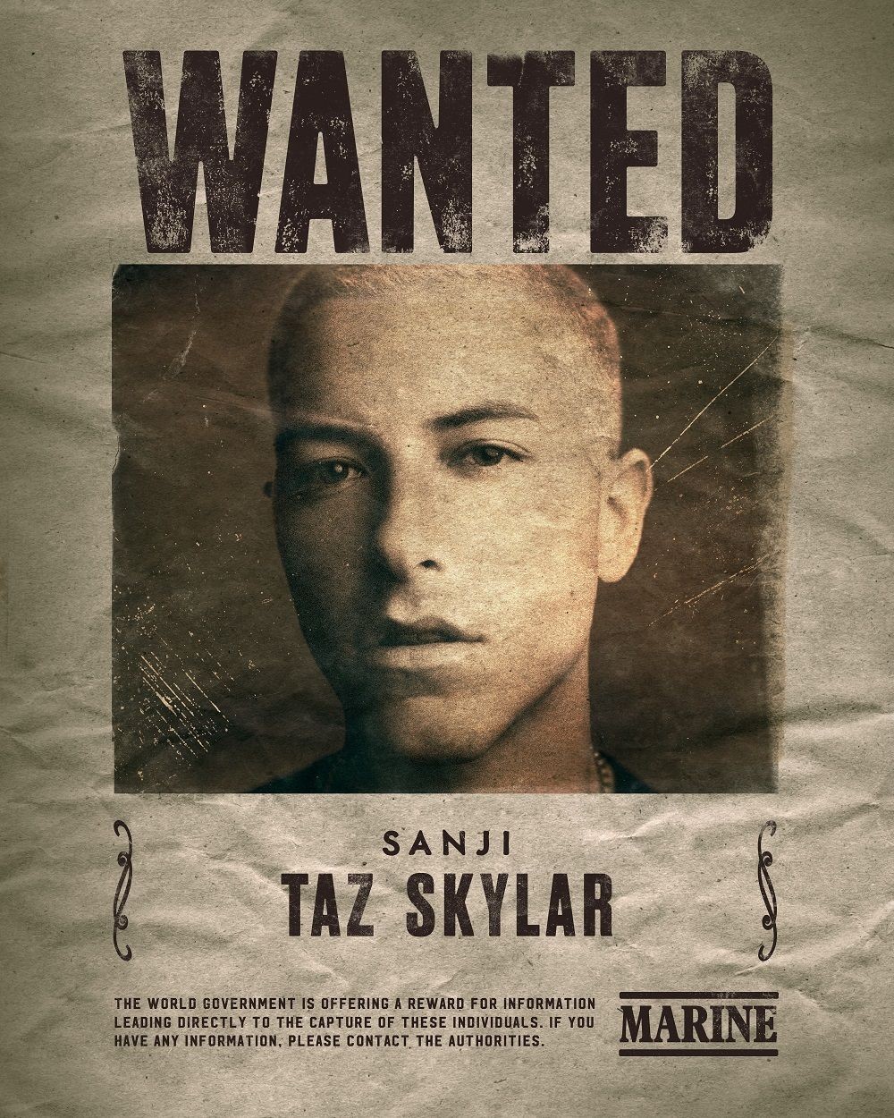 Taz Skylar sebagai Sanji