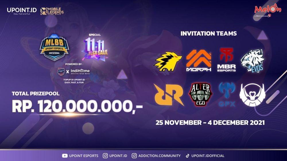 Ramaikan Event MLBB 11.11, UPOINT.ID Persembahkan UEI 2021!