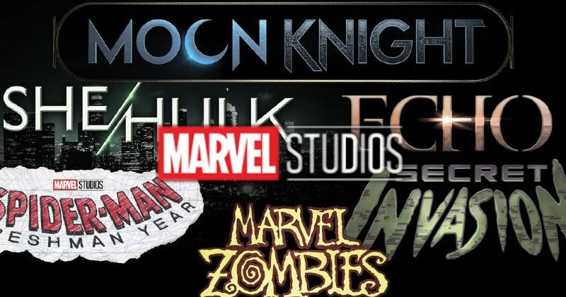 marvel studios new series MCU Disney+ moon knight she-hulk echo spider-man freshman years marvel zombies secret invasion animation series