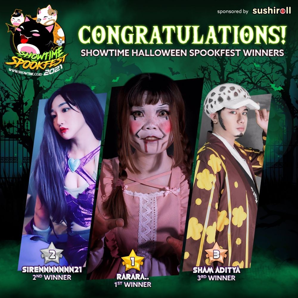 Ini Dia Para Pemenang Showtime Halloween SpookFest 2021!